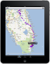 Family Tracker iPad screenshot